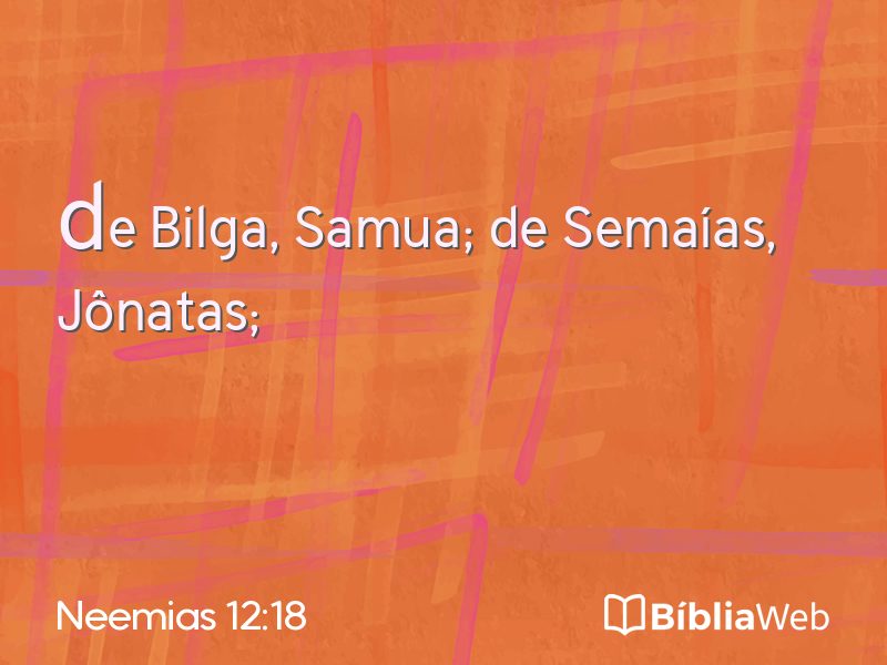 Neemias 12:18 em imagem para compartilhar