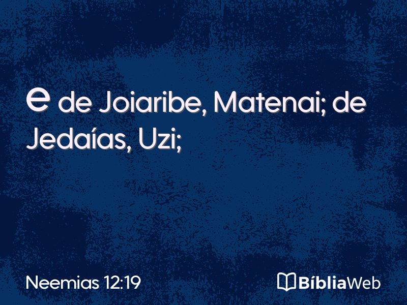 Neemias 12:19 em imagem para compartilhar