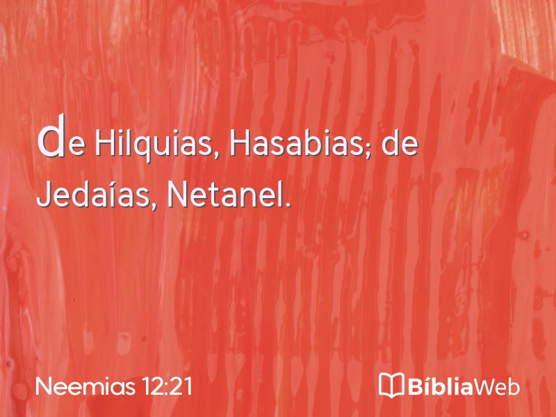 Neemias 12:21 em imagem para compartilhar