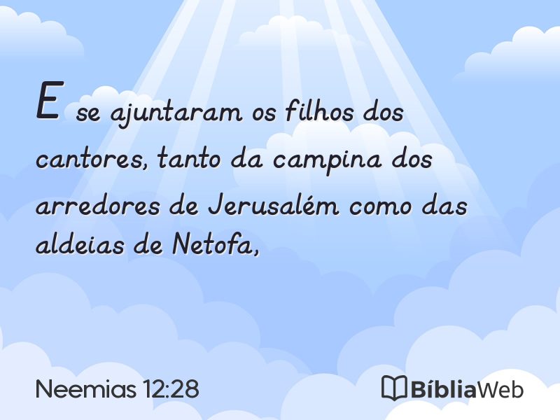 Neemias 12:28 em imagem para compartilhar