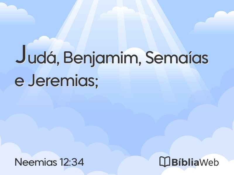Neemias 12:34 em imagem para compartilhar