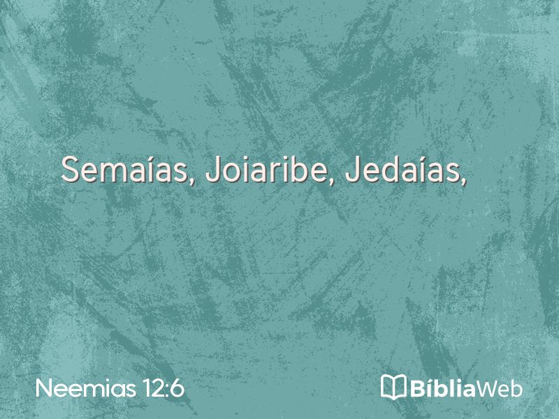 Neemias 12:6 em imagem para compartilhar