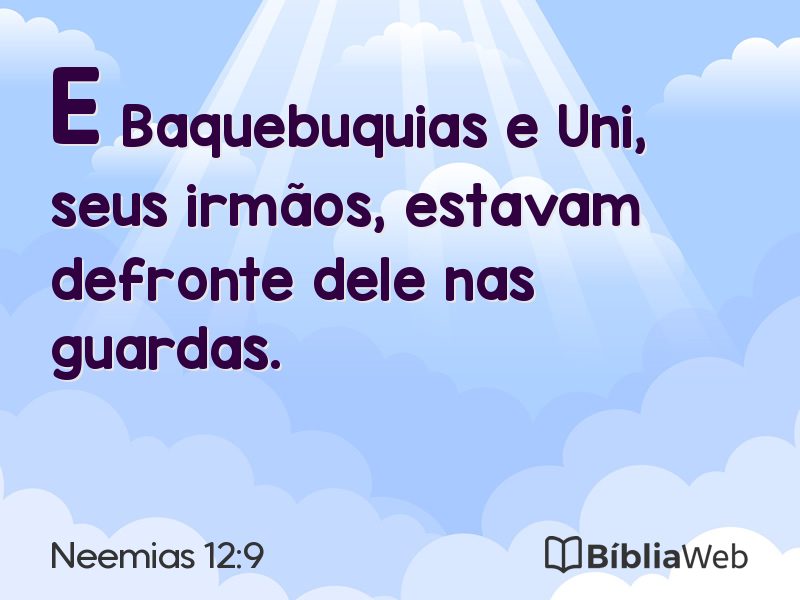 Neemias 12:9 em imagem para compartilhar