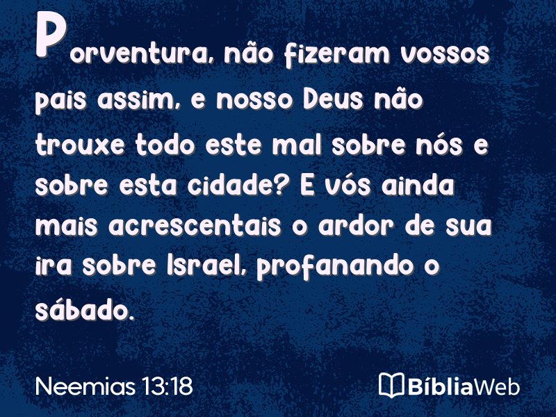 Neemias 13:18 em imagem para compartilhar