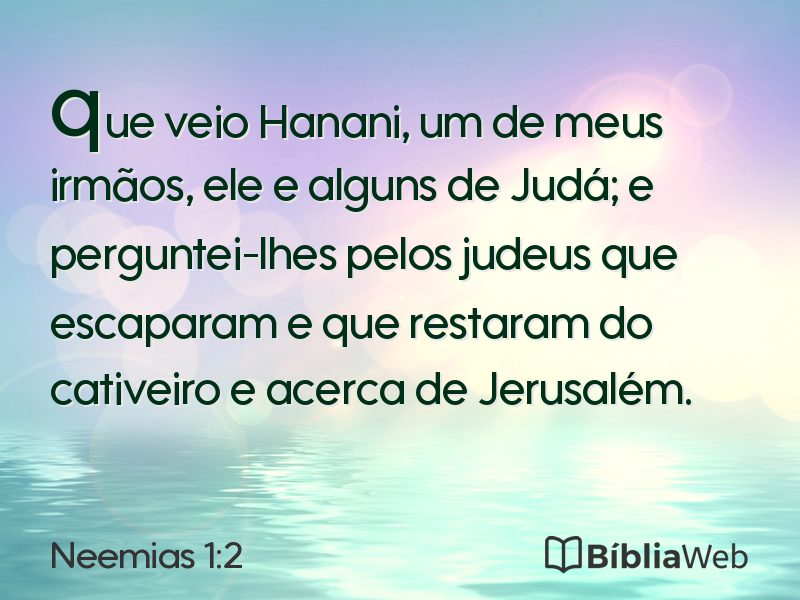 Neemias 1:2 em imagem para compartilhar