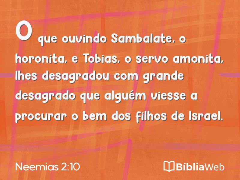 Neemias 2:10 em imagem para compartilhar