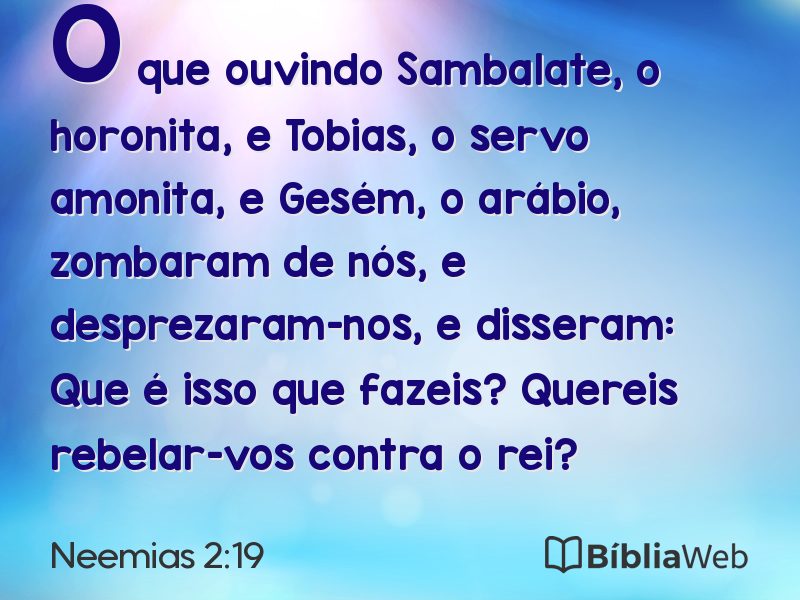 Neemias 2:19 em imagem para compartilhar