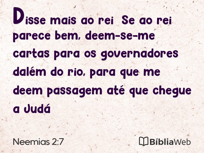 Neemias 2:7 em imagem para compartilhar