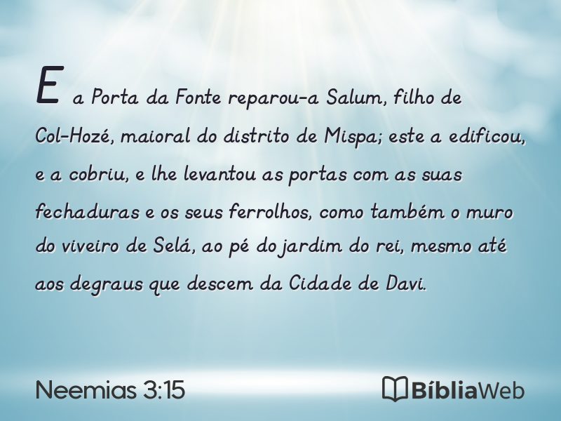 Neemias 3:15 em imagem para compartilhar