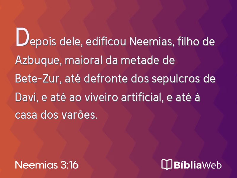 Neemias 3:16 em imagem para compartilhar