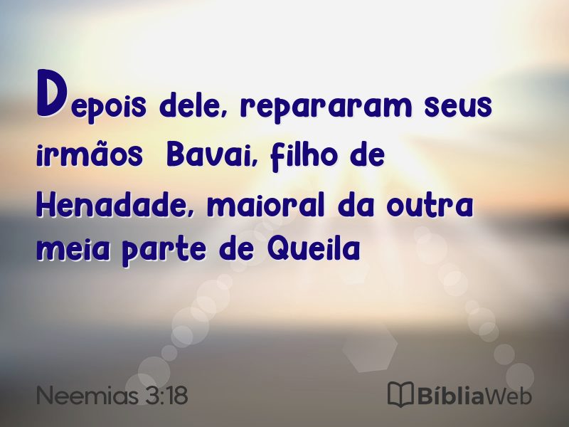 Neemias 3:18 em imagem para compartilhar