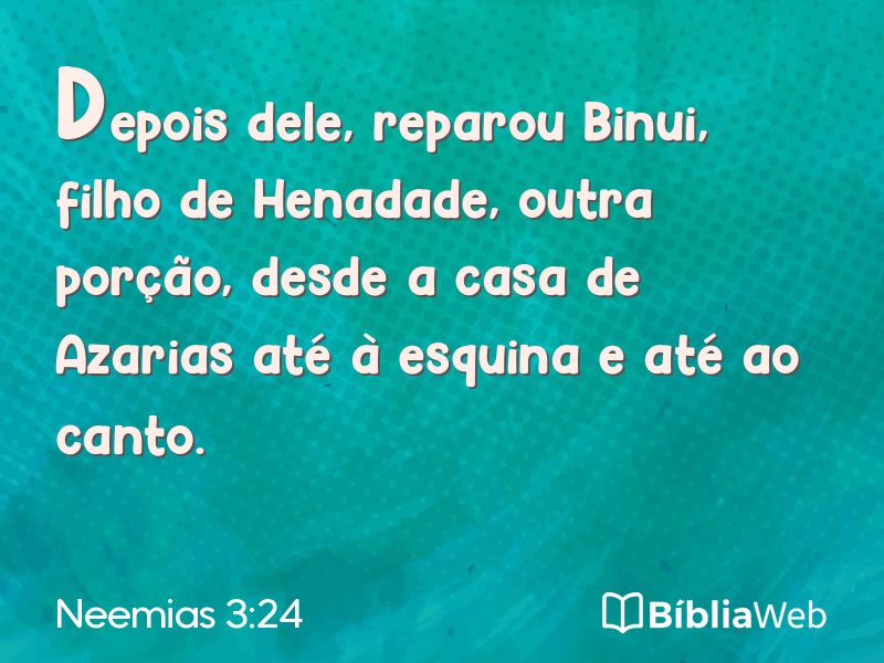 Neemias 3:24 em imagem para compartilhar