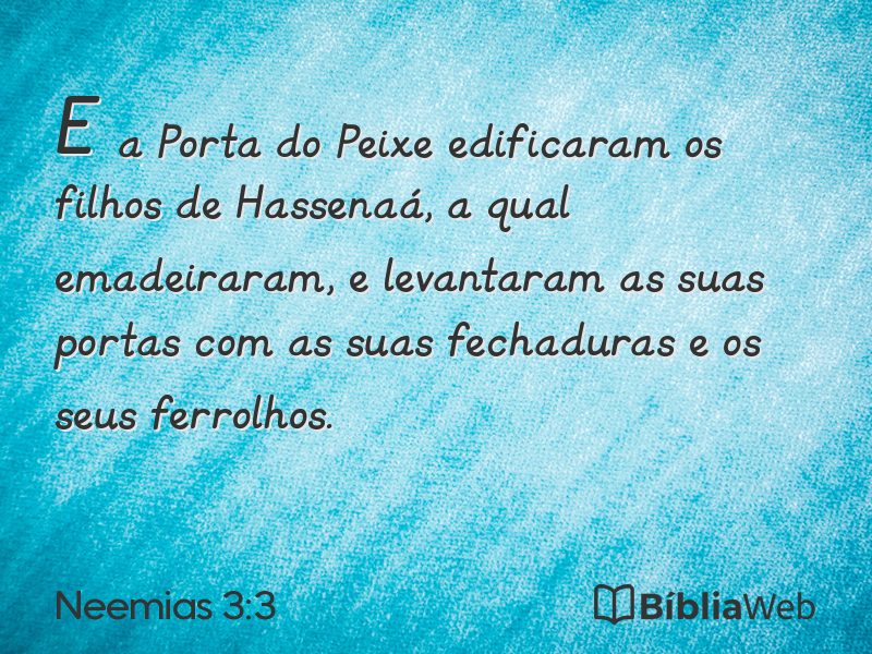 Neemias 3:3 em imagem para compartilhar