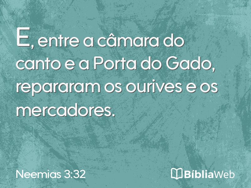 Neemias 3:32 em imagem para compartilhar