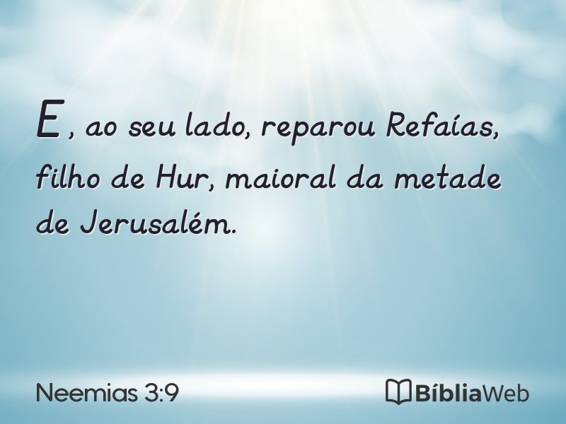 Neemias 3:9 em imagem para compartilhar