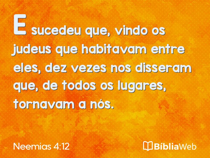 Neemias 4:12 em imagem para compartilhar