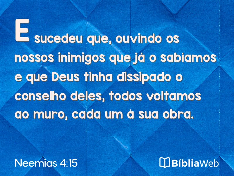 Neemias 4:15 em imagem para compartilhar