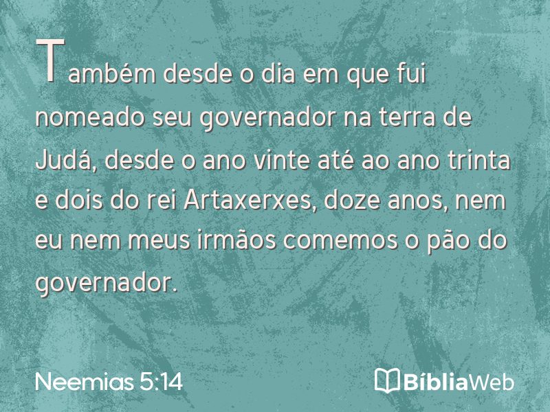 Neemias 5:14 em imagem para compartilhar