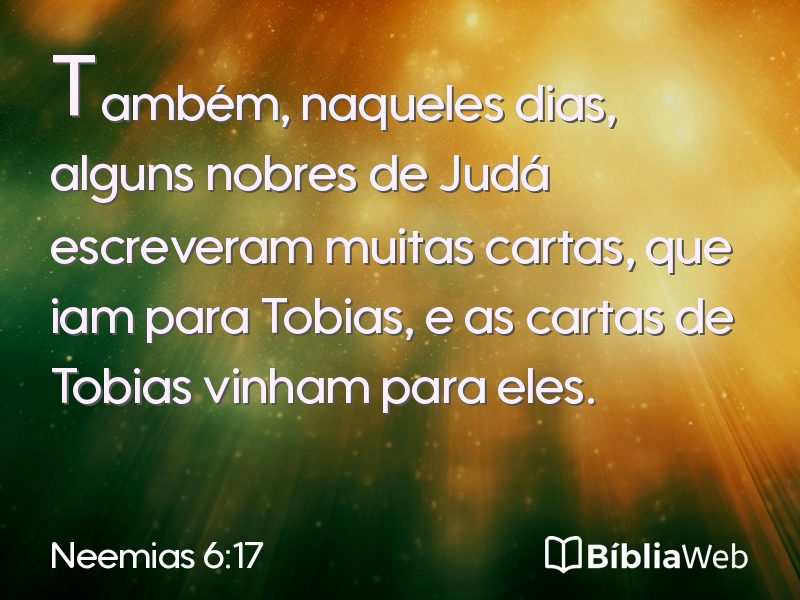 Neemias 6:17 em imagem para compartilhar