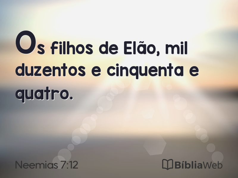 Neemias 7:12 em imagem para compartilhar