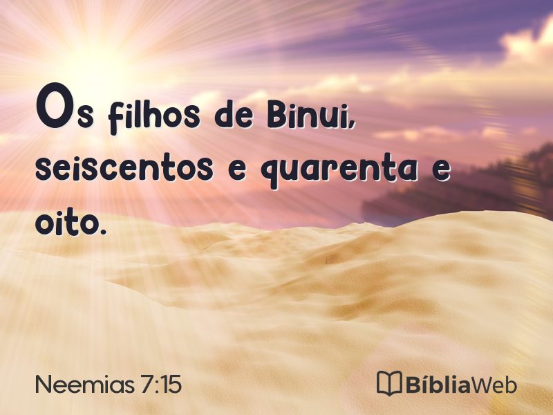 Neemias 7:15 em imagem para compartilhar