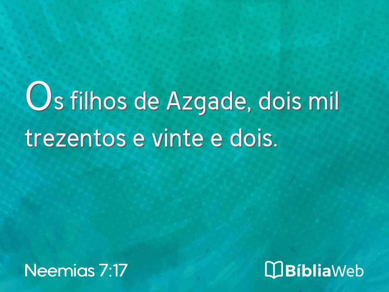 Neemias 7:17 em imagem para compartilhar