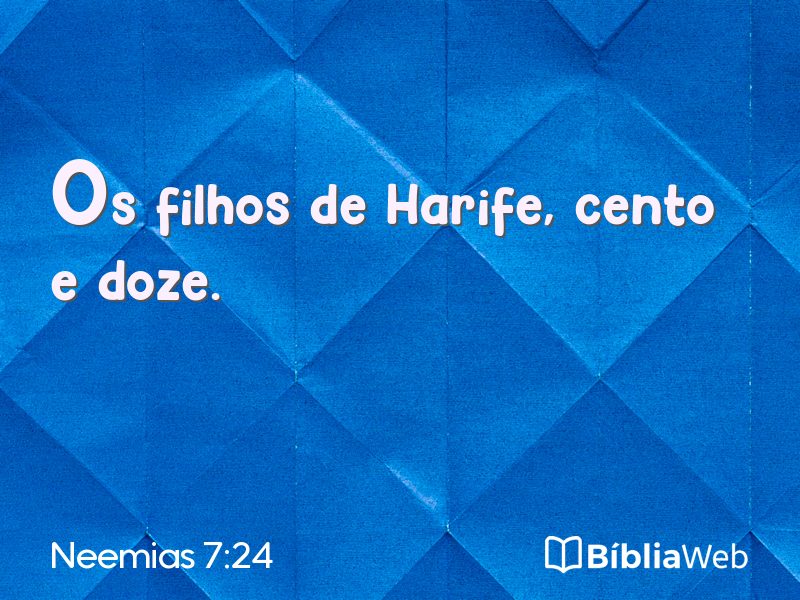 Neemias 7:24 em imagem para compartilhar