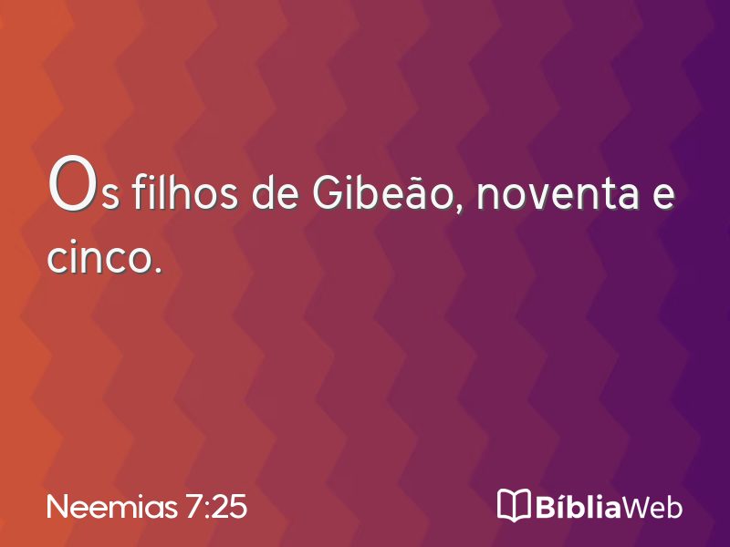 Neemias 7:25 em imagem para compartilhar