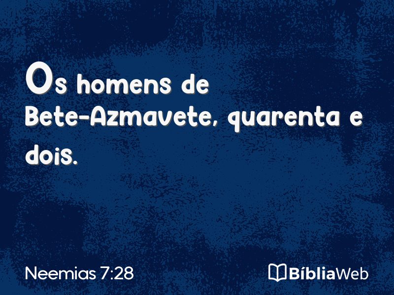 Neemias 7:28 em imagem para compartilhar