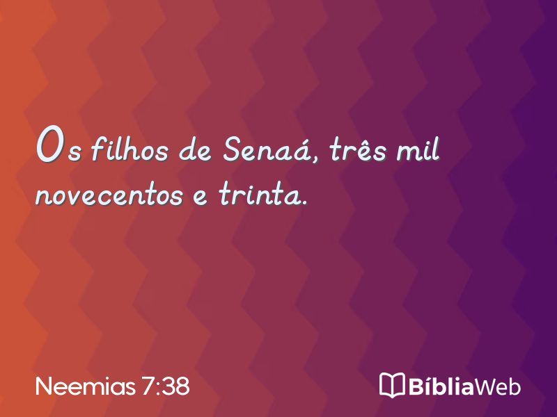 Neemias 7:38 em imagem para compartilhar