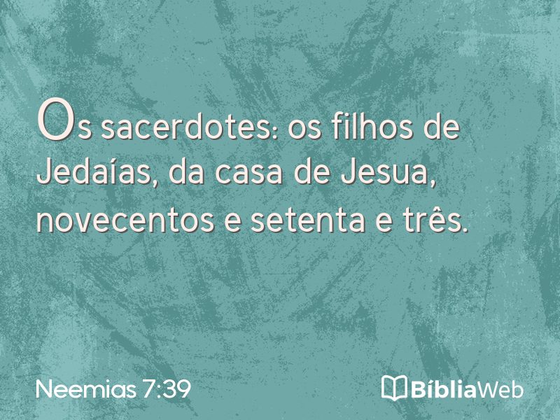 Neemias 7:39 em imagem para compartilhar