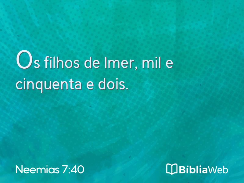 Neemias 7:40 em imagem para compartilhar