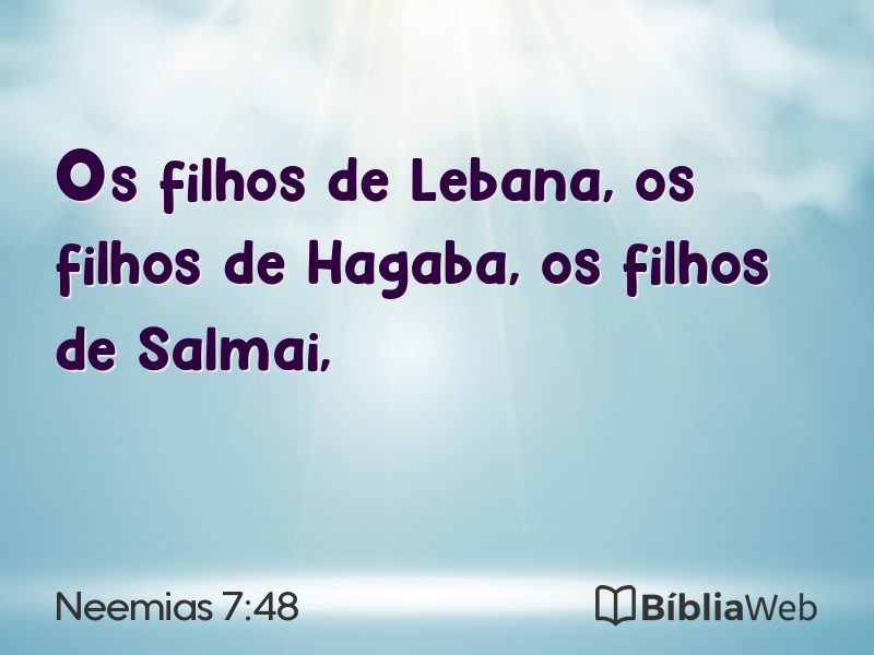 Neemias 7:48 em imagem para compartilhar