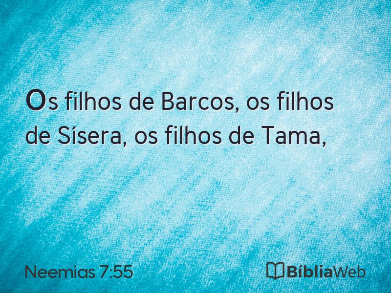 Neemias 7:55 em imagem para compartilhar