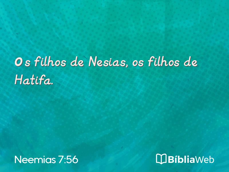 Neemias 7:56 em imagem para compartilhar