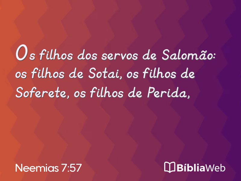Neemias 7:57 em imagem para compartilhar