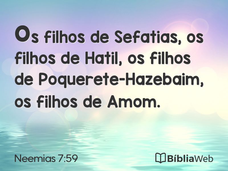 Neemias 7:59 em imagem para compartilhar