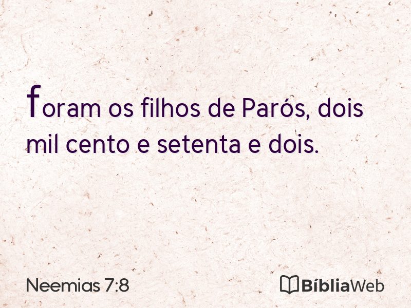 Neemias 7:8 em imagem para compartilhar