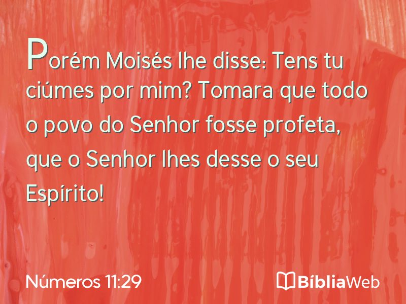 Números 11:29 em imagem para compartilhar