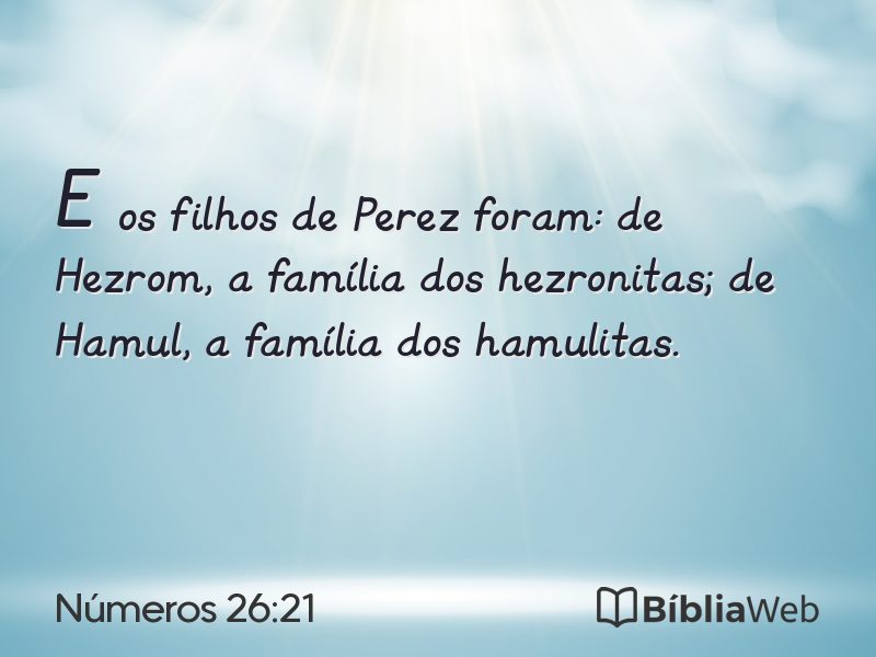 Números 26:21 em imagem para compartilhar