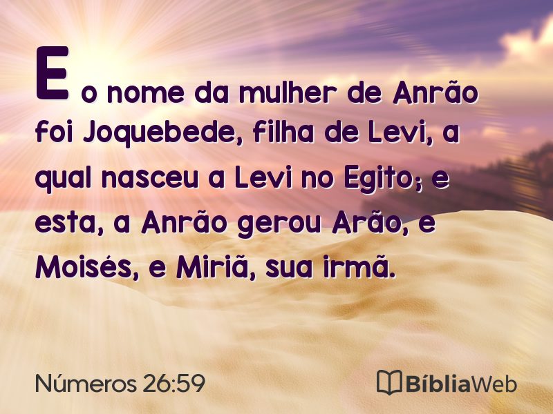 Números 26:59 em imagem para compartilhar