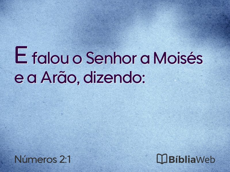 Números 2:1 em imagem para compartilhar