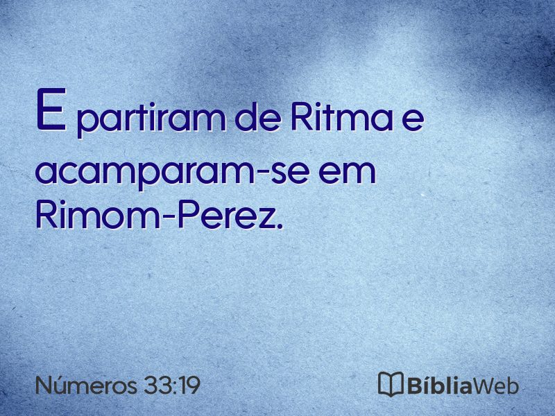 Números 33:19 em imagem para compartilhar