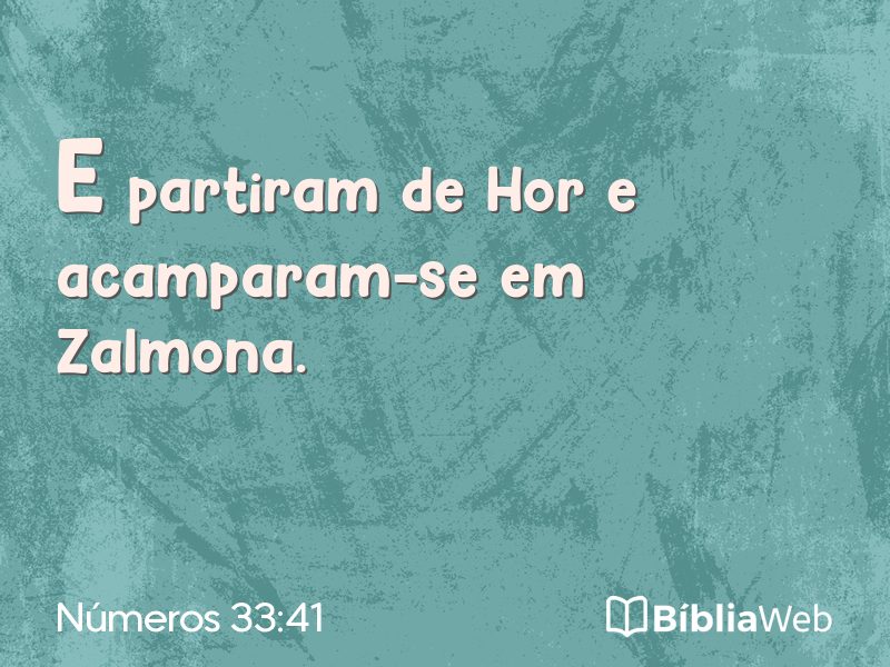 Números 33:41 em imagem para compartilhar