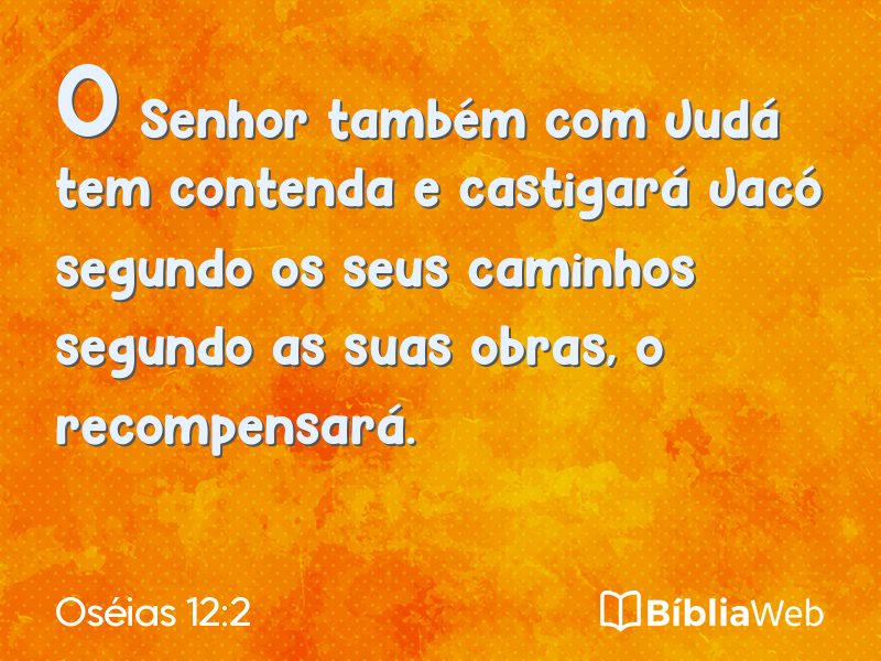 Oséias 12:2 em imagem para compartilhar