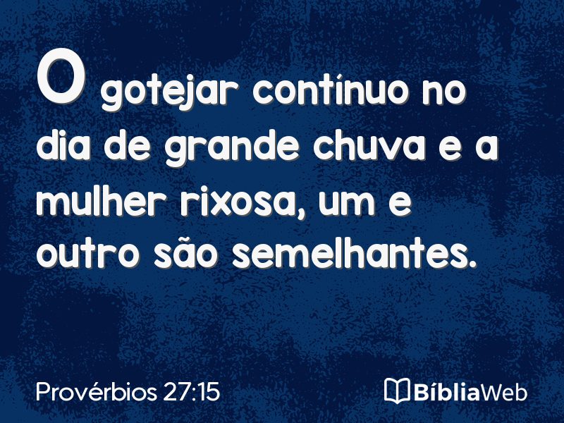Provérbios 27:15 em imagem para compartilhar