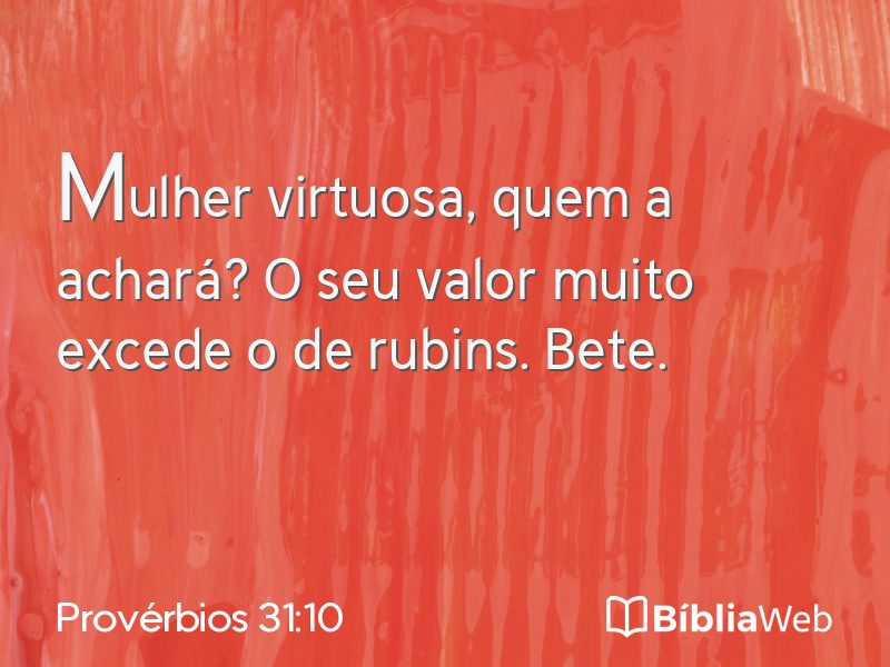 Provérbios 31:10 em imagem para compartilhar
