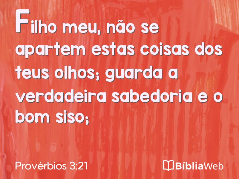 Provérbios 3:21 em imagem para compartilhar