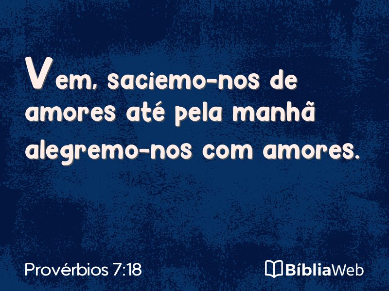 Provérbios 7:18 em imagem para compartilhar