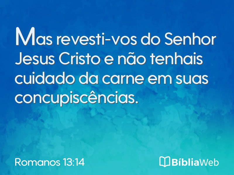 Romanos 13:14 em imagem para compartilhar